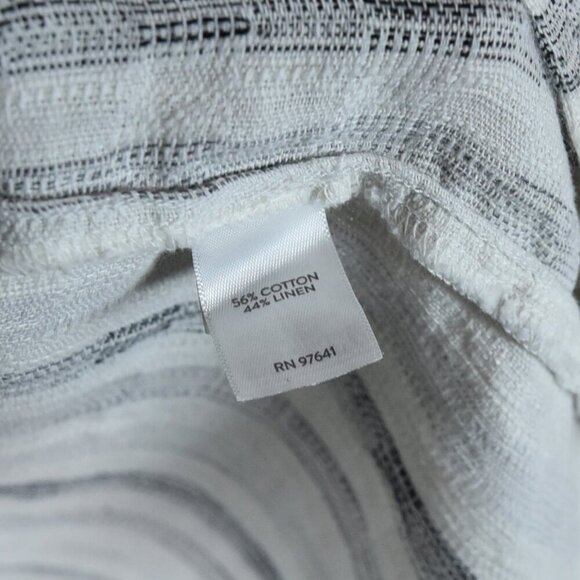 Pure Jill Linen  Cotton Tunic Blouse Shirt S Coastal Minimalist - Picture 9 of 11